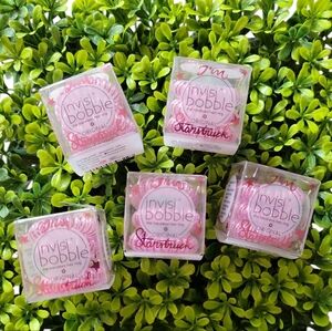 Invisibobble Lot × 5 Boxes Pink Glitter Starstruck New Bundle Original Hair Ties
